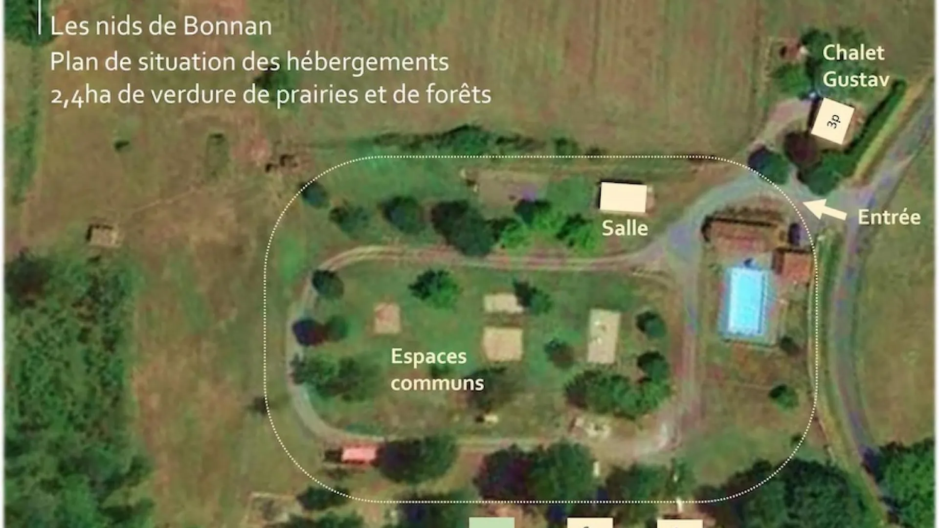 מלון Milhars Les Nids De Bonnan אתר קמפינג